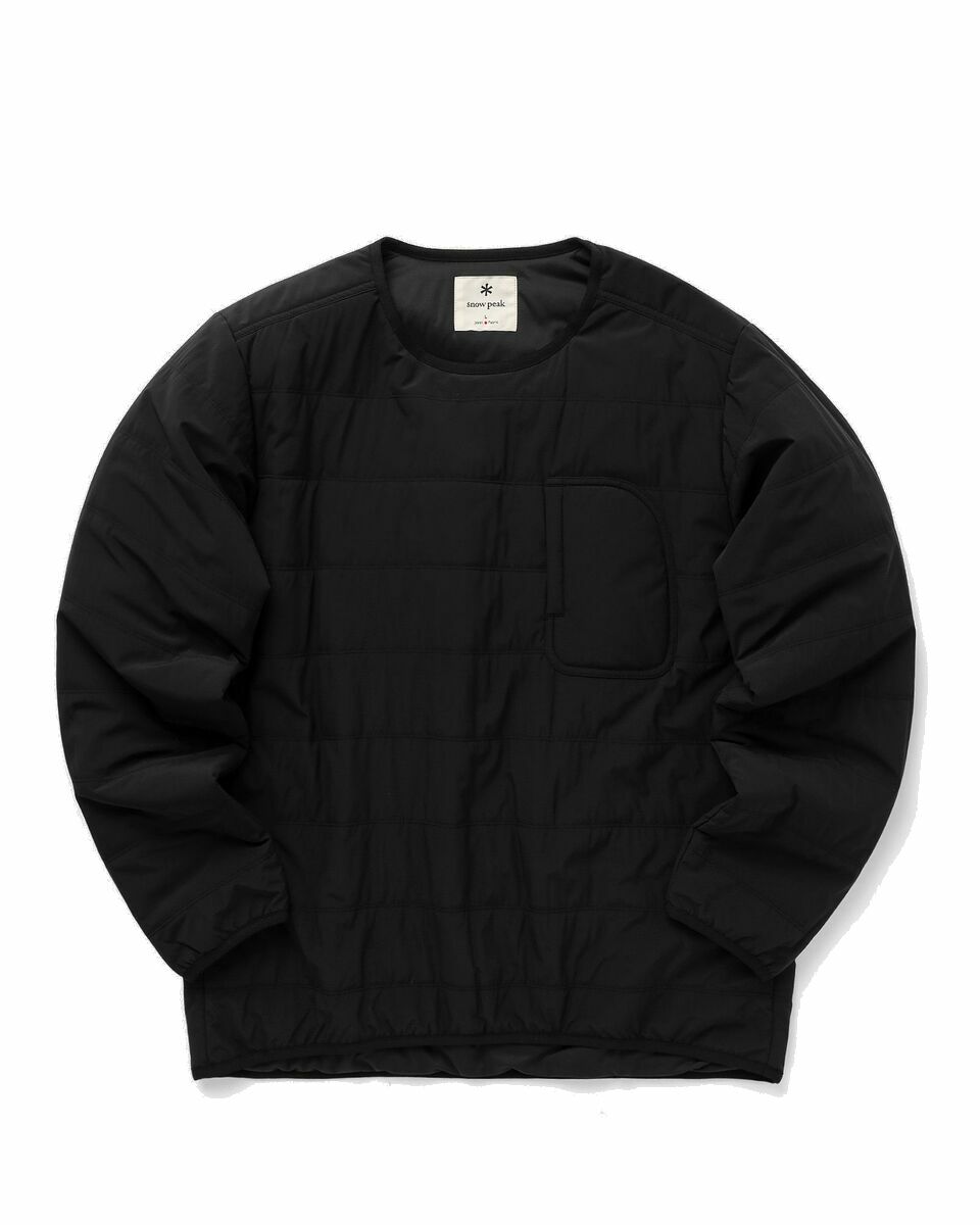 Photo: Snow Peak Flexible Insulated Pullover Black - Mens - Sweatshirts