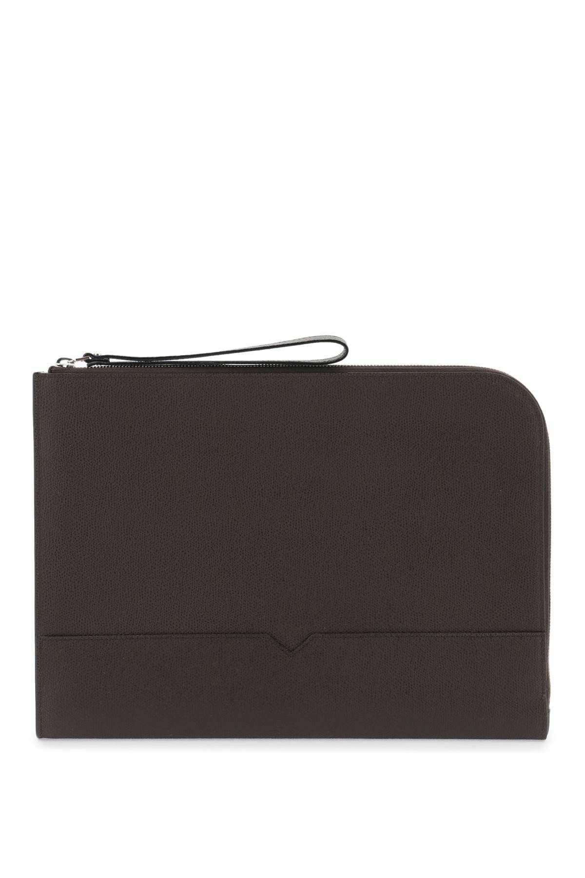 VALEXTRA leather document holder Brown