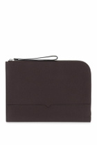 VALEXTRA leather document holder Brown