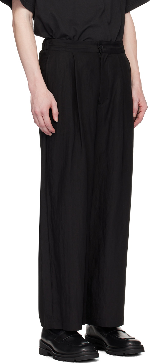 VEIN Black Easy Trousers