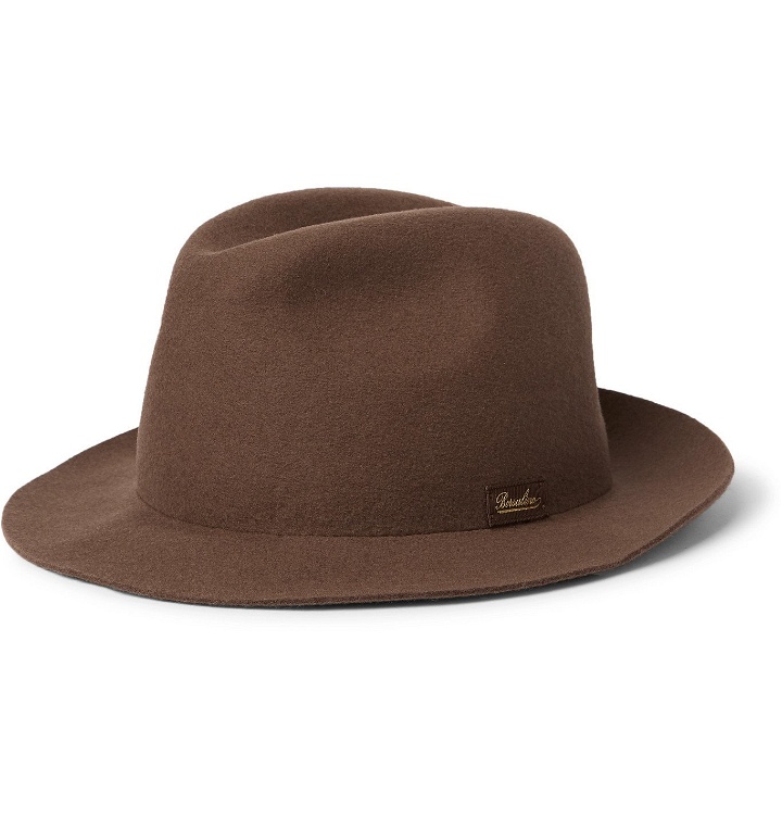 Photo: Borsalino - Wool-Felt Trilby Hat - Metallic