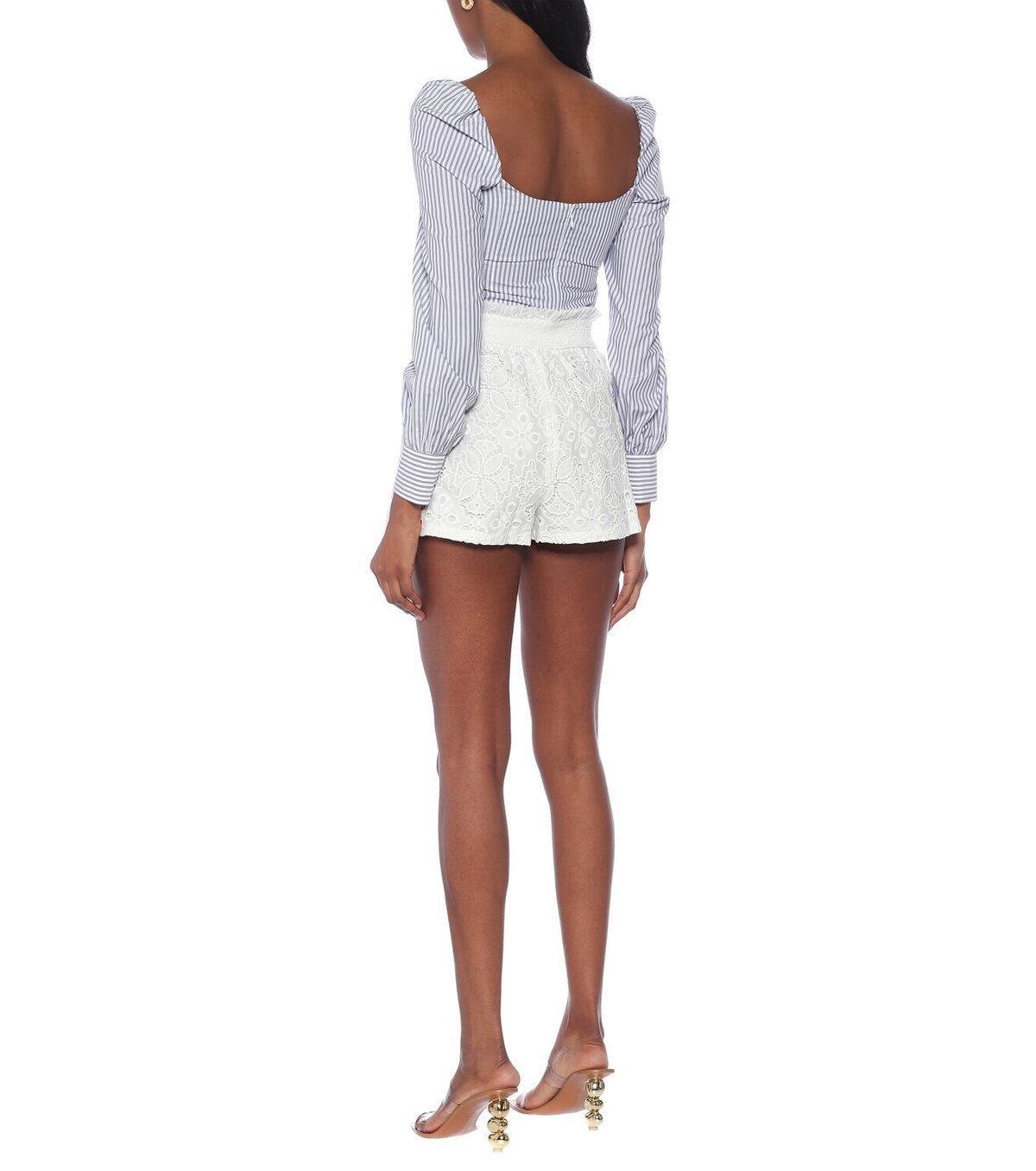 Simkhai - Alexandra cotton broderie-anglaise shorts