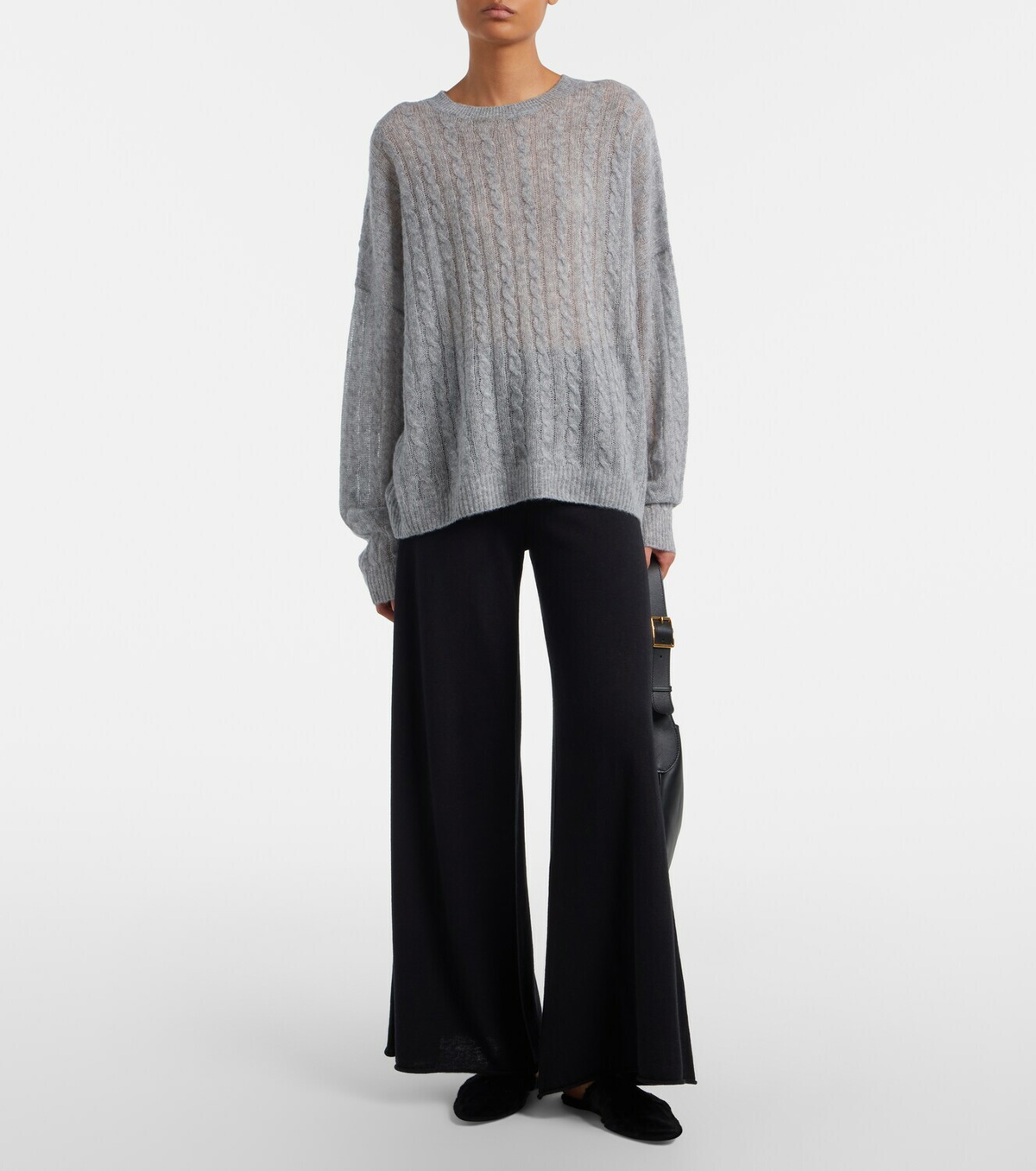 Lisa Yang Amabel cable-knit cashmere and silk sweater