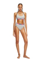 Diesel Three-pack ribbed high-waisted briefs - Panties Womens in Multicolor