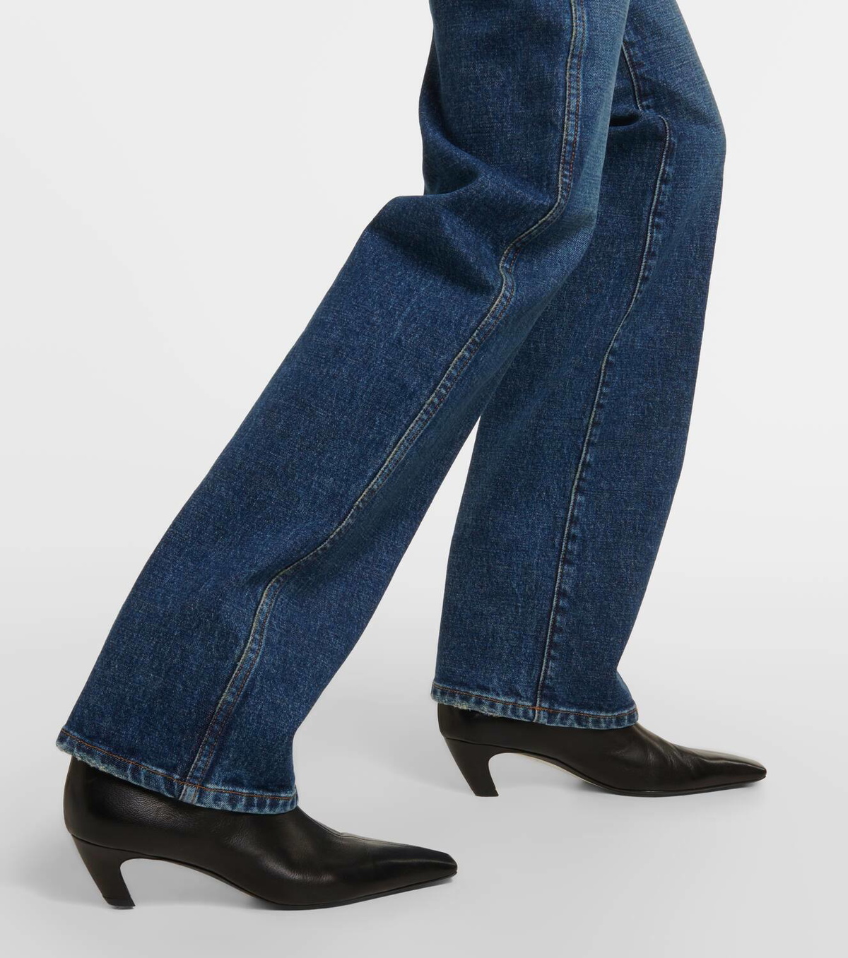 Khaite Arizona leather ankle boots Khaite