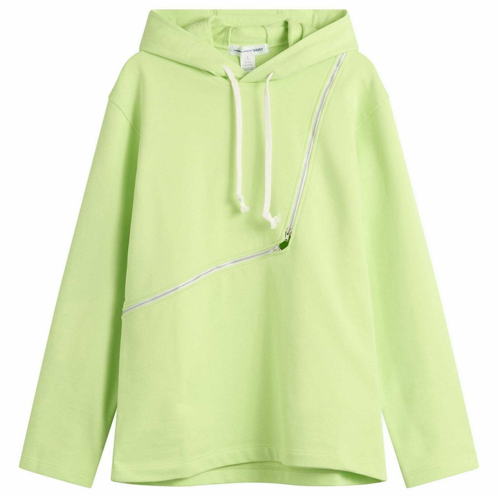 Photo: Comme des Garçons SHIRT Men's Cotton Hoodie in Green