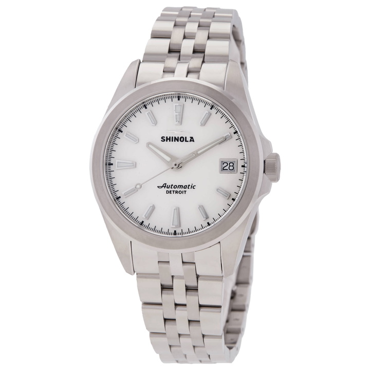 Photo: Shinola Circadian Quartz White Dial Mens Watch S0120299740