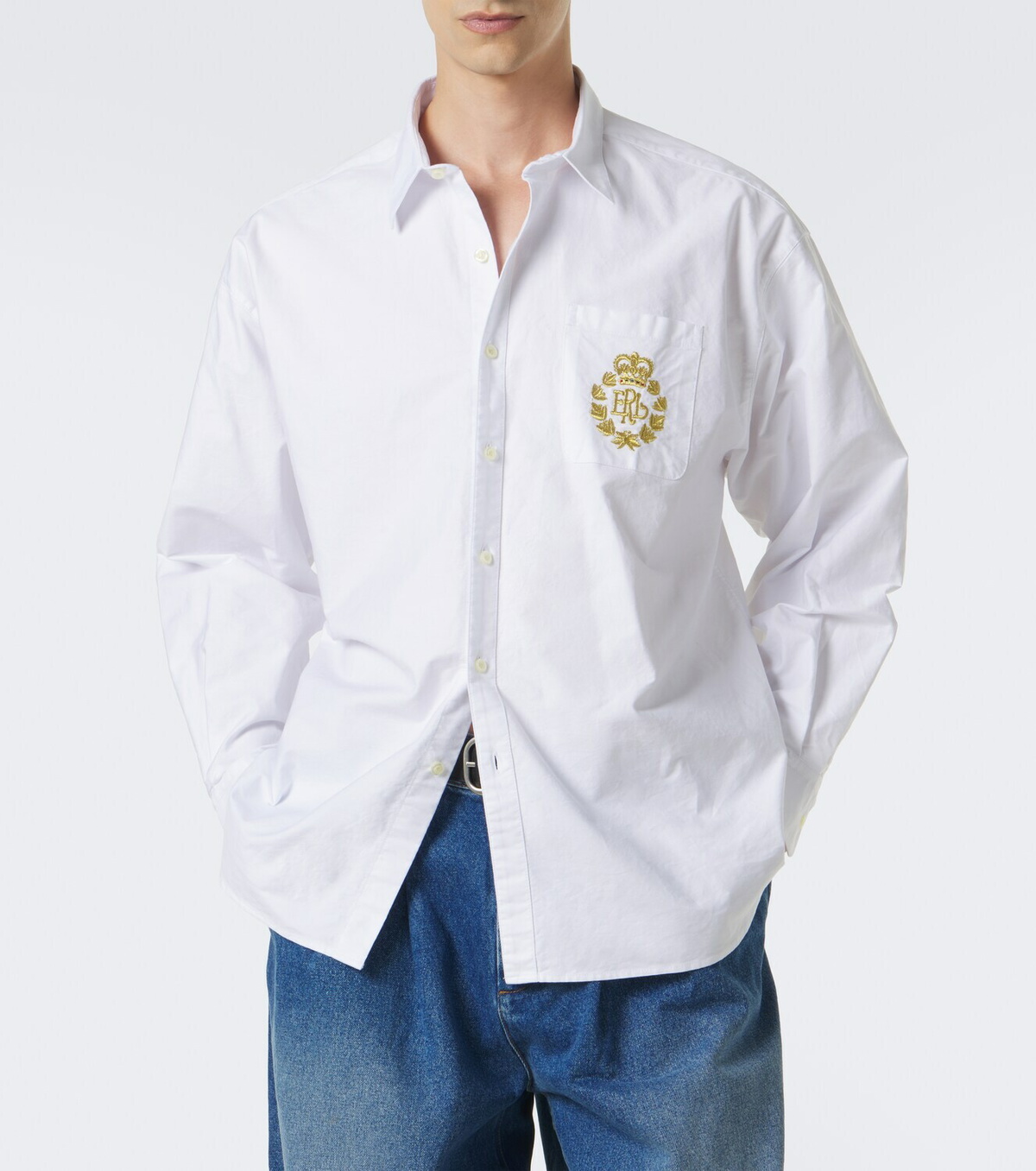 ERL Embroidered cotton shirt