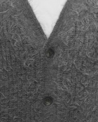 John Elliott Wool Mohair Cardigan Grey - Mens - Zippers & Cardigans