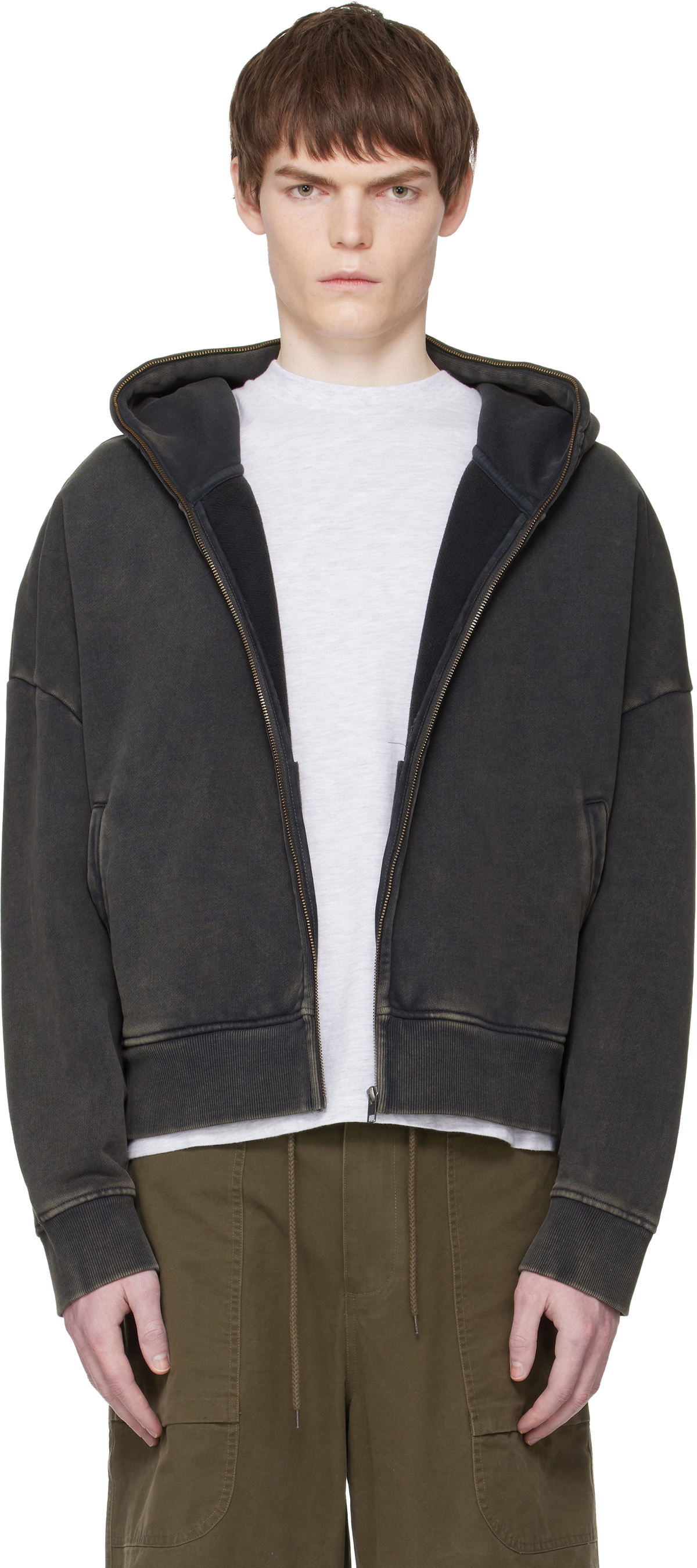 Entire Studios Black Eternal Zip Hoodie Entire Studios