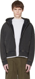 Entire Studios Black Eternal Zip Hoodie