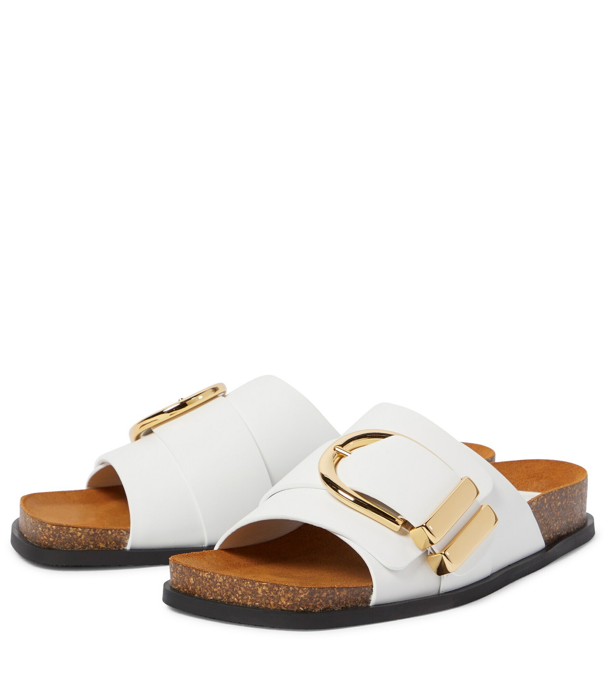【KHAITE】Thompson フットベッド サンダル / EU36.5 KHAITE Thompson Footbed Sandals in Black | FWRD