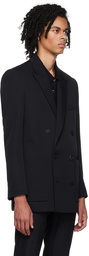 Balmain Black Double-Breasted Blazer