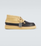 Marni Leather and suede desert boots