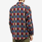 Beams Plus Men's WORK Like Dobby Check Shirt in Patchwork