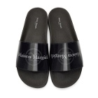 Maison Margiela Black Logo Sandals