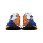New Balance Blue and Yellow Kawhi Leonard Edition Seismic Moment 327 Sneakers