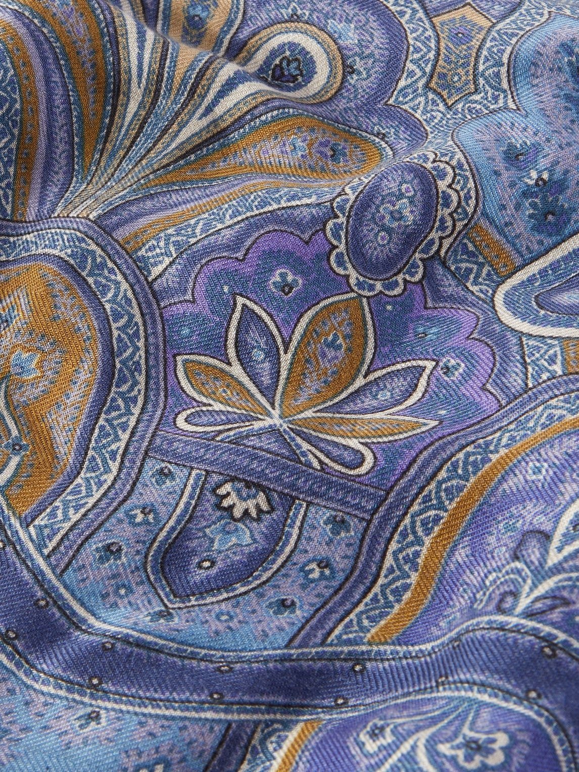 Etro - Paisley-Print Cashmere and Silk-Blend Scarf