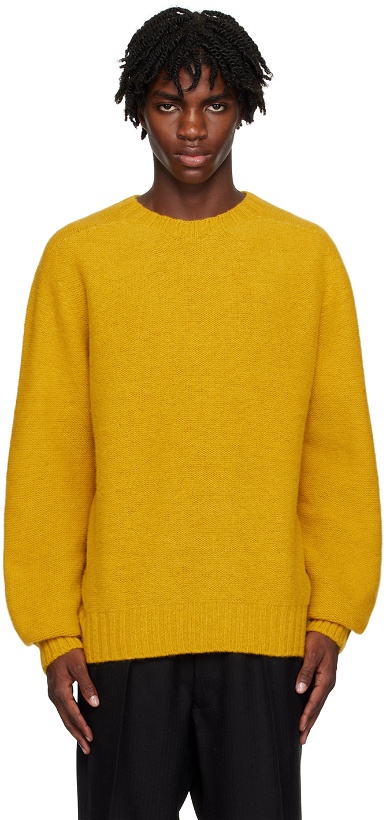 Photo: Universal Works Yellow Seamless Sweater