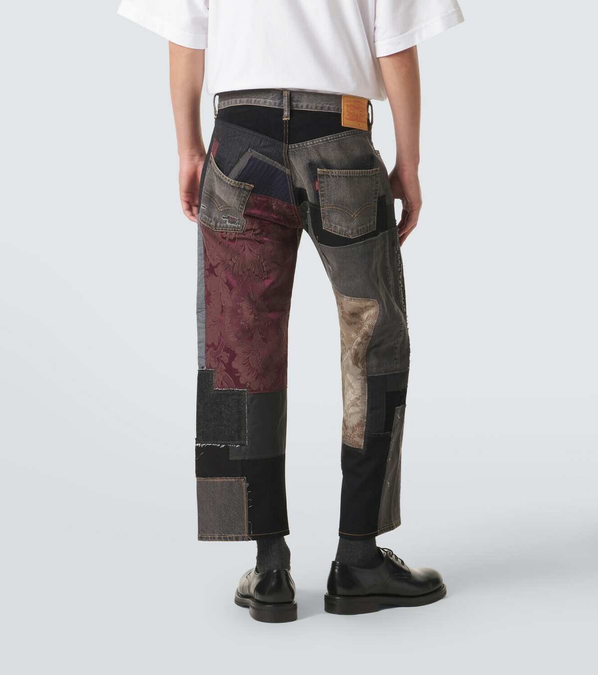 Junya Watanabe x Levi's® patchwork wide-leg jeans