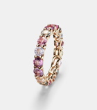 Bucherer Fine Jewellery Essentials 18kt rose gold ring with sapphires