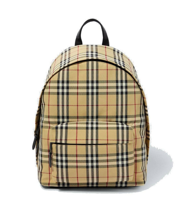 Photo: Burberry Burberry Check backpack