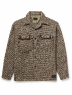 KAPITAL - Wool-Blend Tweed Overshirt - Brown