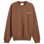 MKI Women's Uniform Crewneck Sweatshirt - Presented by END. in Cocoa Brown