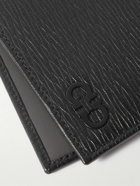 Salvatore Ferragamo - Gancini Logo-Appliquéd Textured-Leather Billfold Wallet