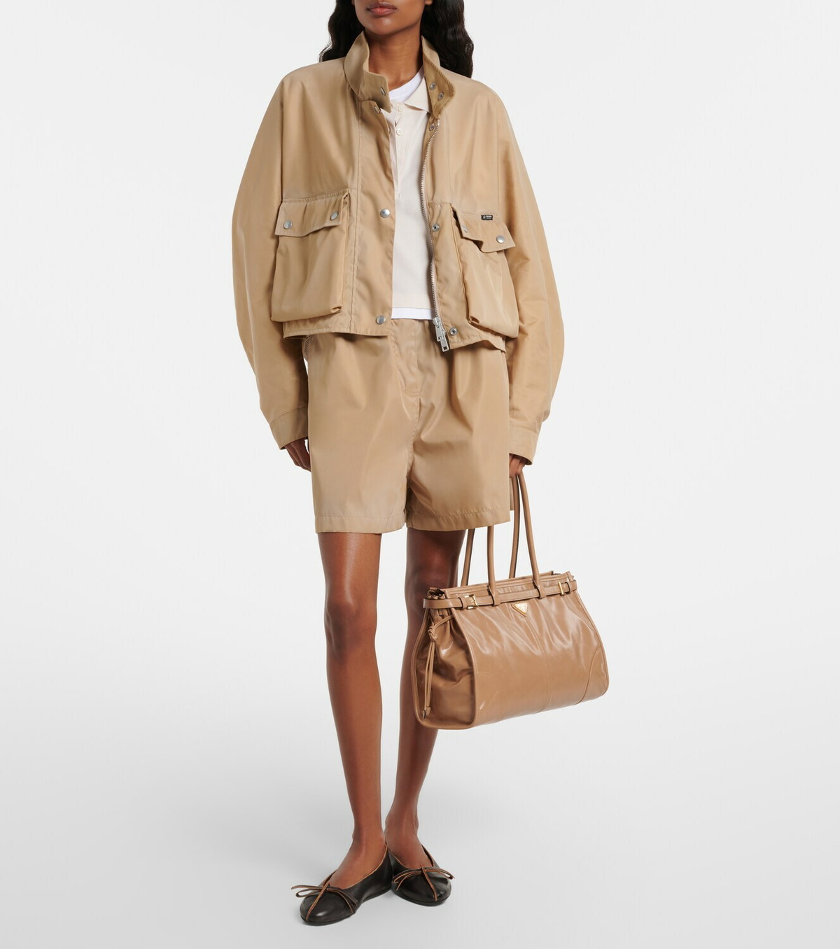Prada Prada Bonnie Large leather shoulder bag
