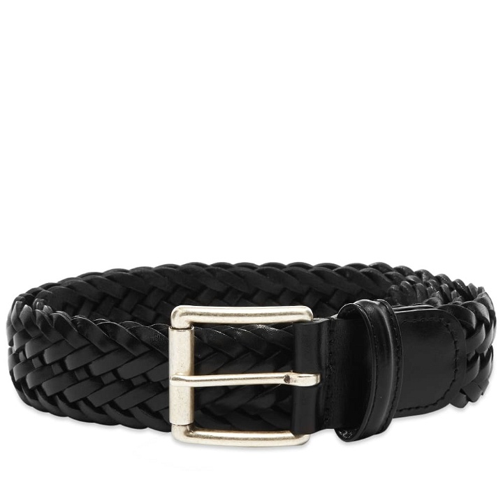 Photo: Anderson's Men's Woven Leather Belt in Black