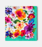Dolce&Gabbana Casa Floral cotton terry beach towel