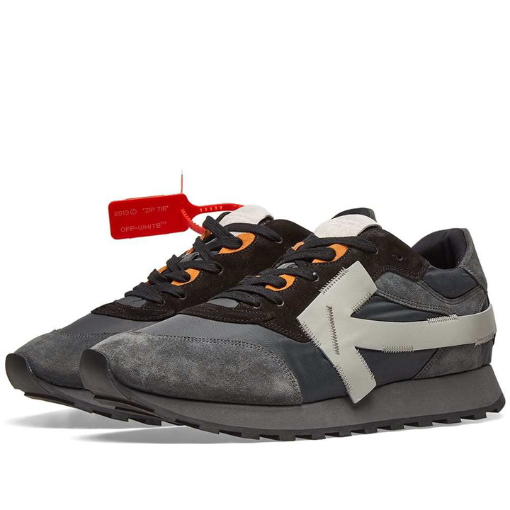 Photo: Off-White Arrow Running Sneaker Grey & Black