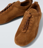 Dunhill Davies Automotive suede sneakers