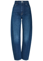 Mother The Full-pipe Skimp Barrel-leg Jeans Blue
