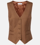 Gabriela Hearst Coleridge wool and silk vest