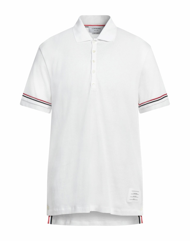 Photo: Thom Browne Mens Polo shirt in White