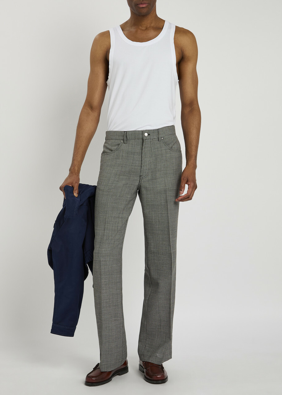 Second Layer Valluco Houndstooth Wool Trousers Multicoloured 1