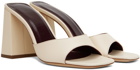 Staud Off-White Sloane Heeled Sandals