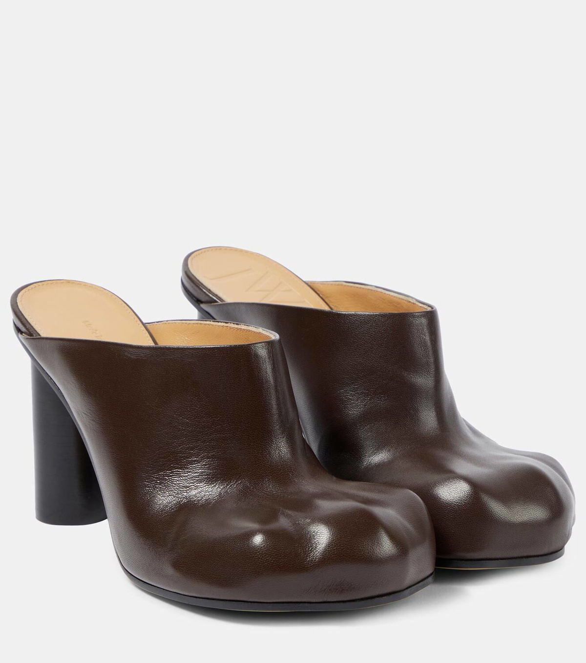 サンダル・ミュール J W ANDERSON Black nappa leather Paw mules PAW HEEL MULE – JW Anderson