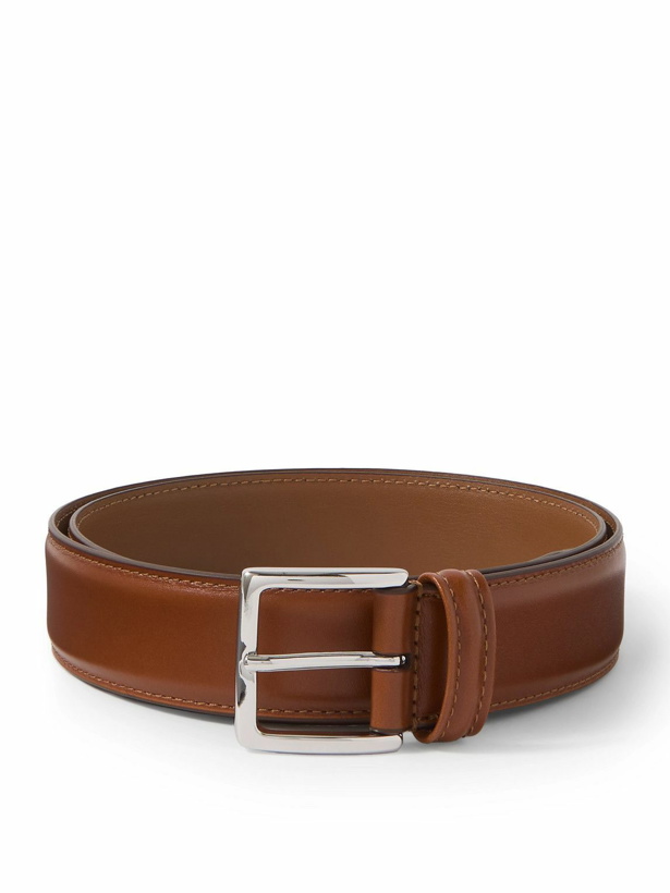 Photo: Anderson's - 3.5cm Leather Belt - Brown