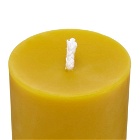 Happy Society Large Pillar Beeswax Candle in Unscented