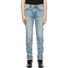 Saint Laurent Blue Slim-Fit Jeans