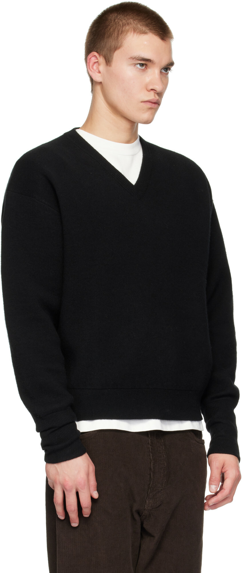 Studio Nicholson Black Loch Knit Sweater
