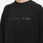 1017 ALYX 9SM Men's Logo Crew Knit in Black