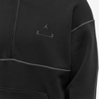 Air Jordan Men's 23 Engineered Half Zip in Black