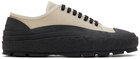 Jil Sander Beige Canvas Sneakers