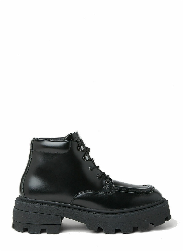 Photo: Tribeca Lace Up Boots in Black