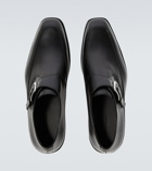 Dries Van Noten Leather monk shoes