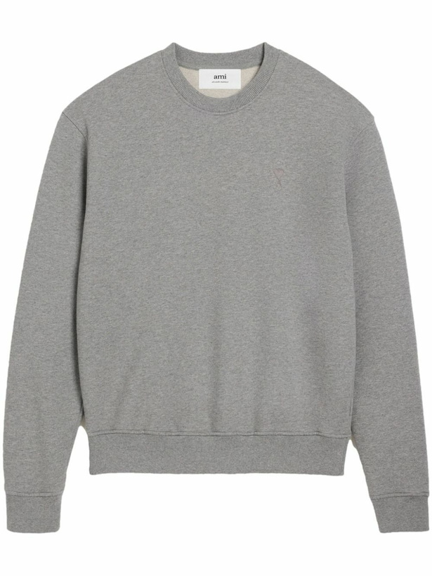 Photo: AMI Paris Grey Ami De Coeur Sweatshirt